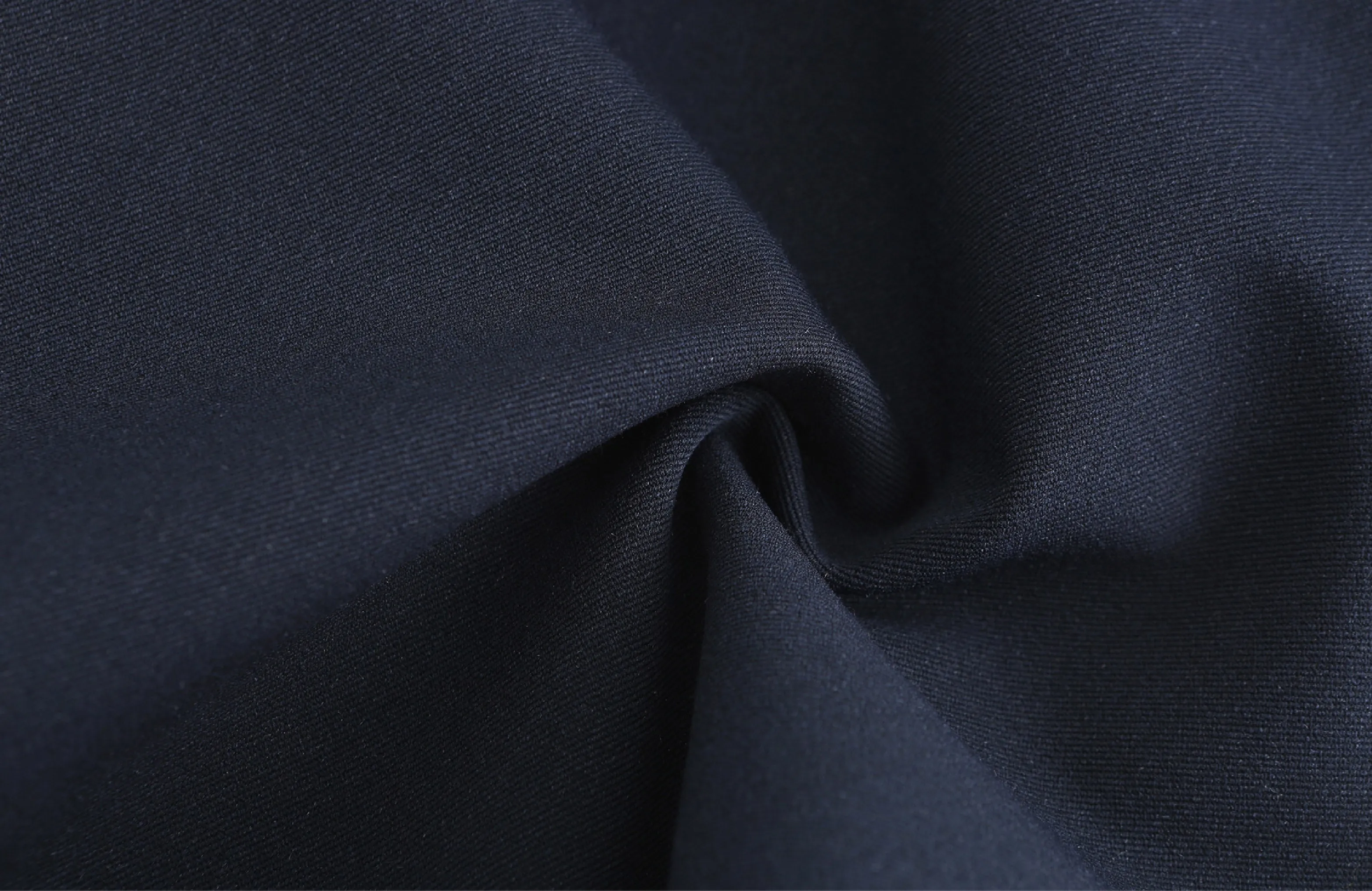 'HELLO' / Straight Fit Trousers • Navy