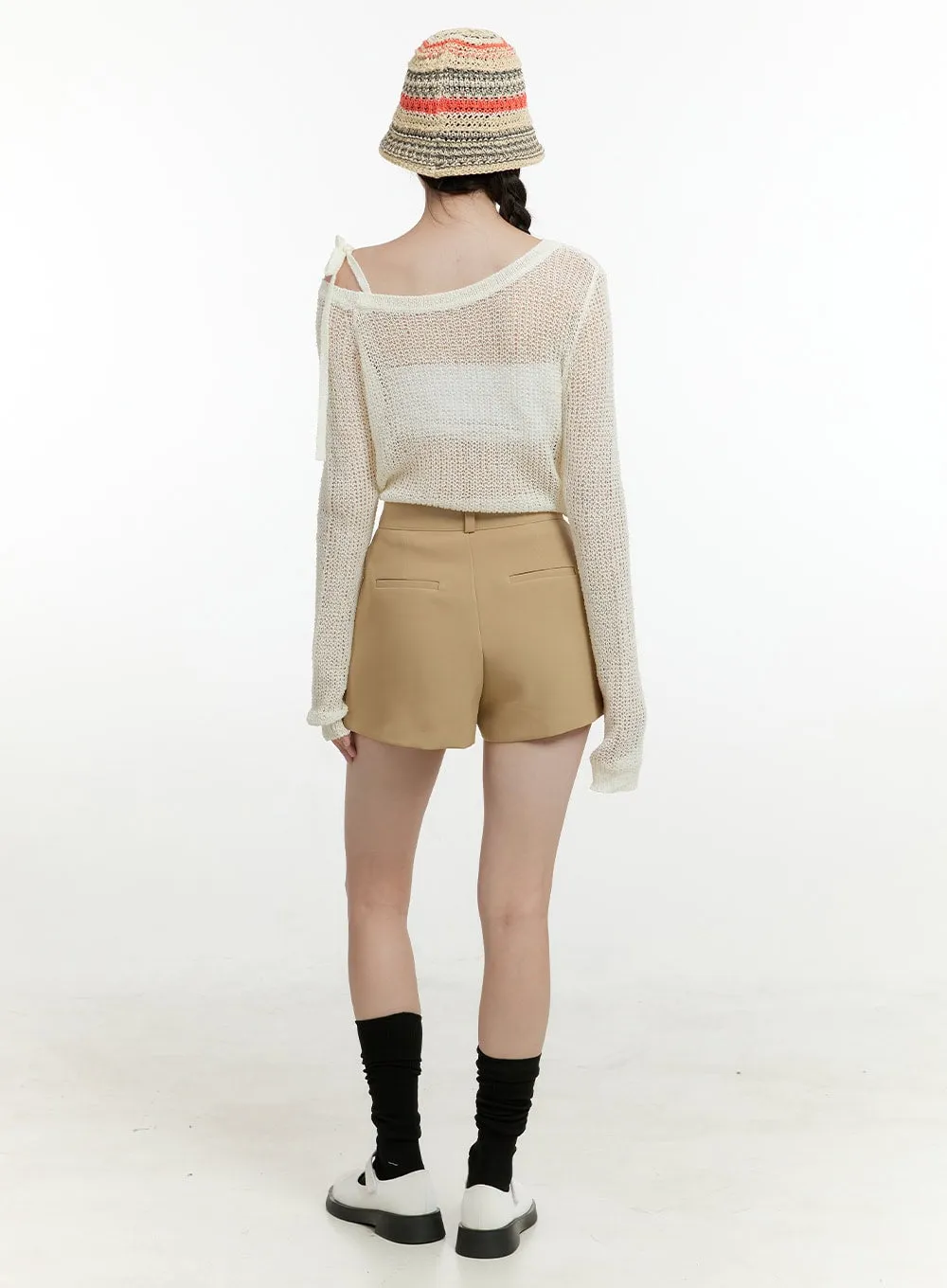 High Waist Basic Shorts OL423