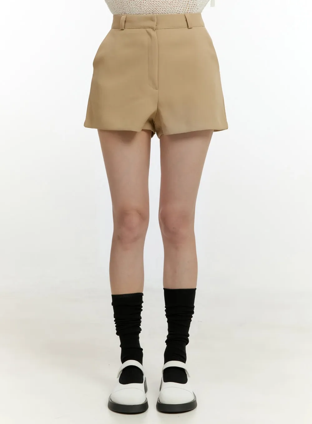 High Waist Basic Shorts OL423