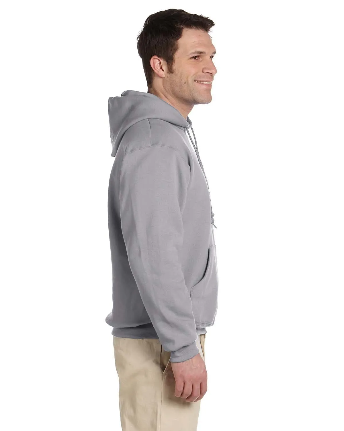 Jerzees SuperSweats Hooded Pullover Sweatshirt | Oxford