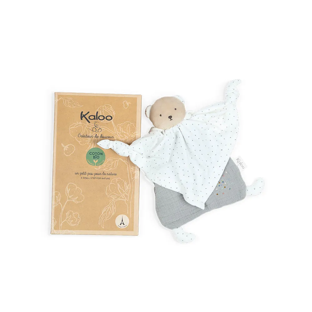 Kaloo Organic Cotton Doudou Bear Grey