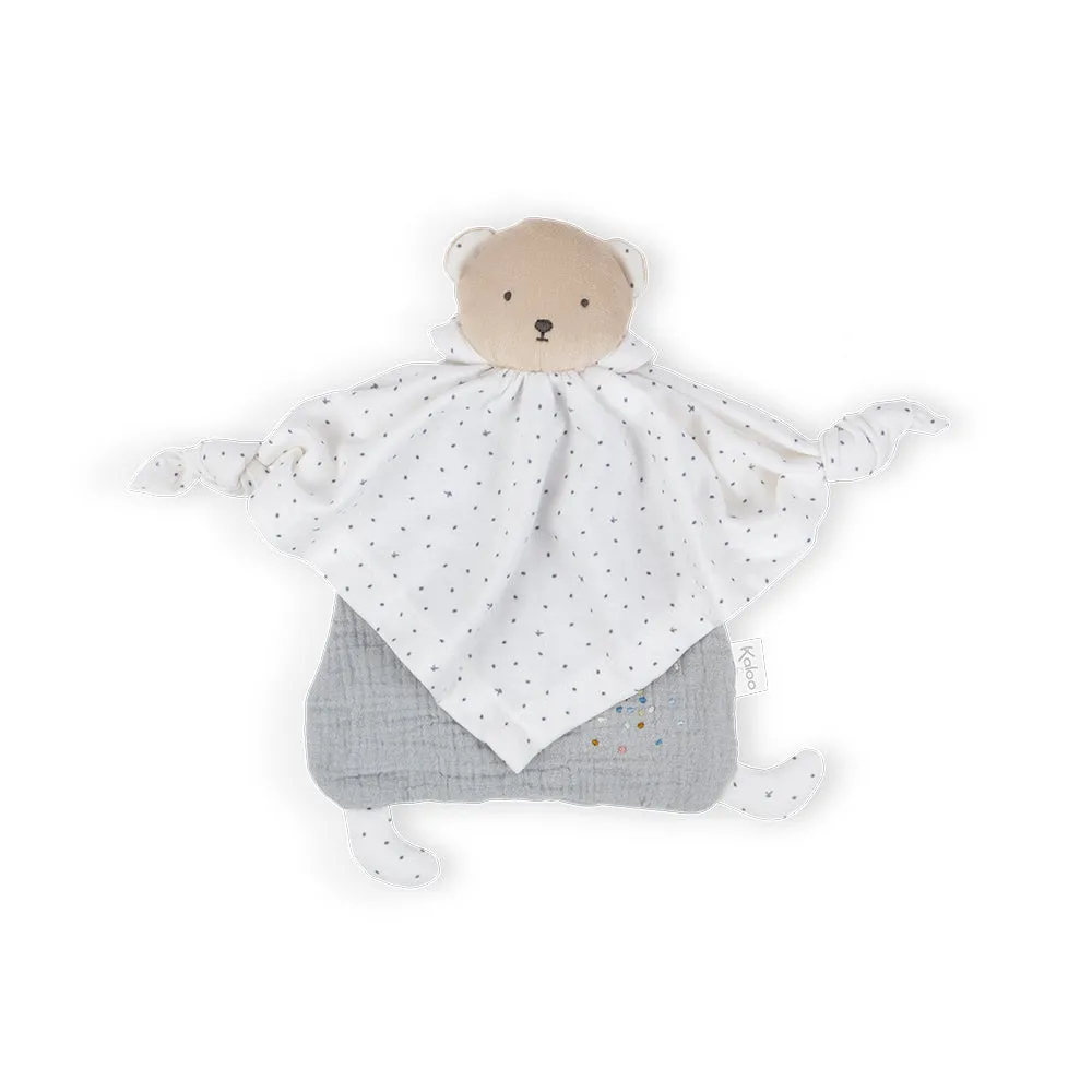 Kaloo Organic Cotton Doudou Bear Grey