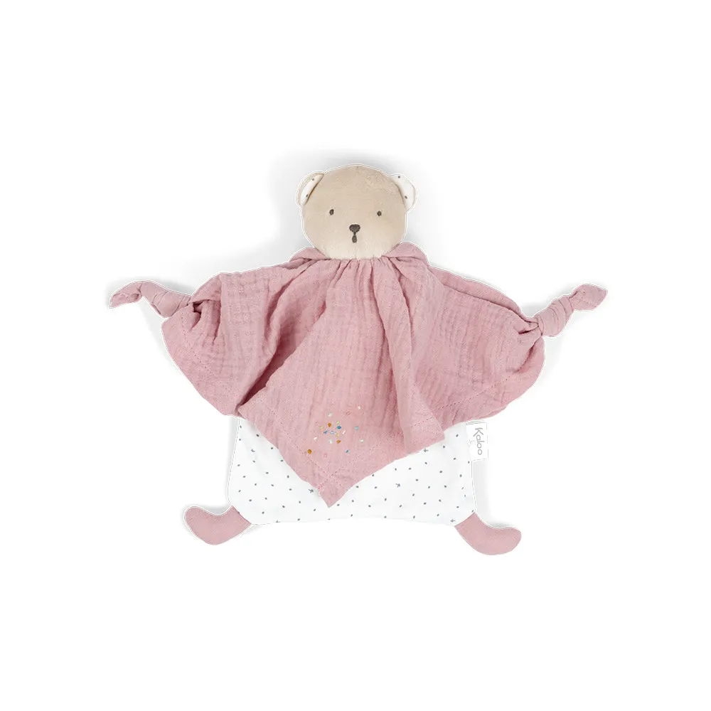 Kaloo Organic Cotton Doudou Bear Pink