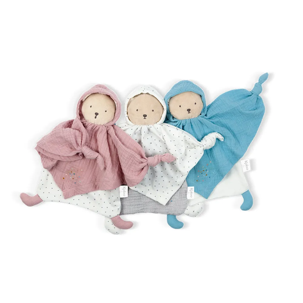Kaloo Organic Cotton Doudou Bear Pink