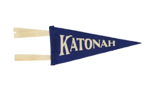 Katonah NY Mini Royal Felt Pennant