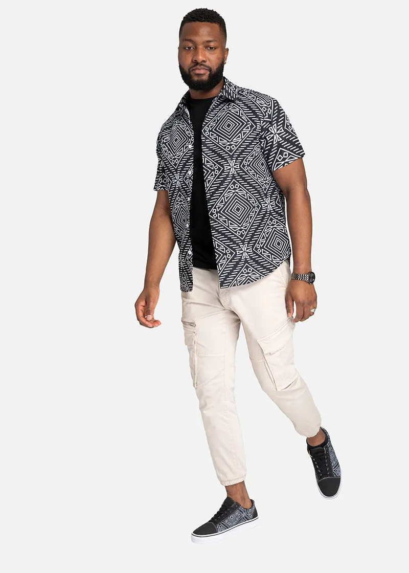 Kazi African Print Men's Low Top Sporting Shoes