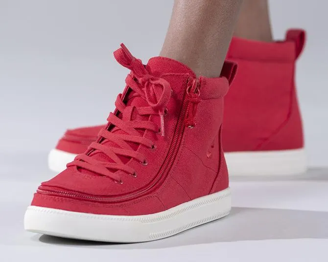 Kids' Red Billy Classic Lace Highs