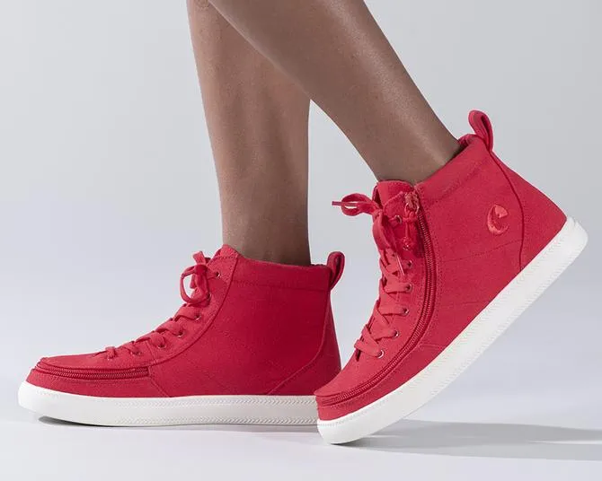 Kids' Red Billy Classic Lace Highs