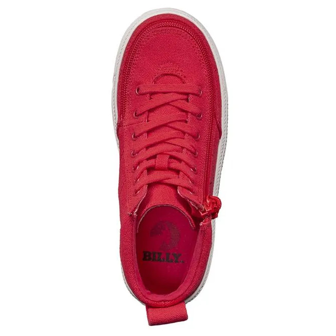 Kids' Red Billy Classic Lace Highs