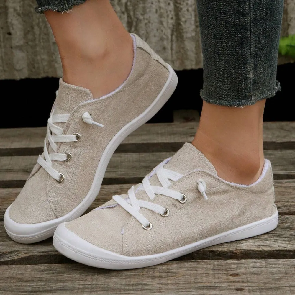 Lace Up Sporty Sneakers