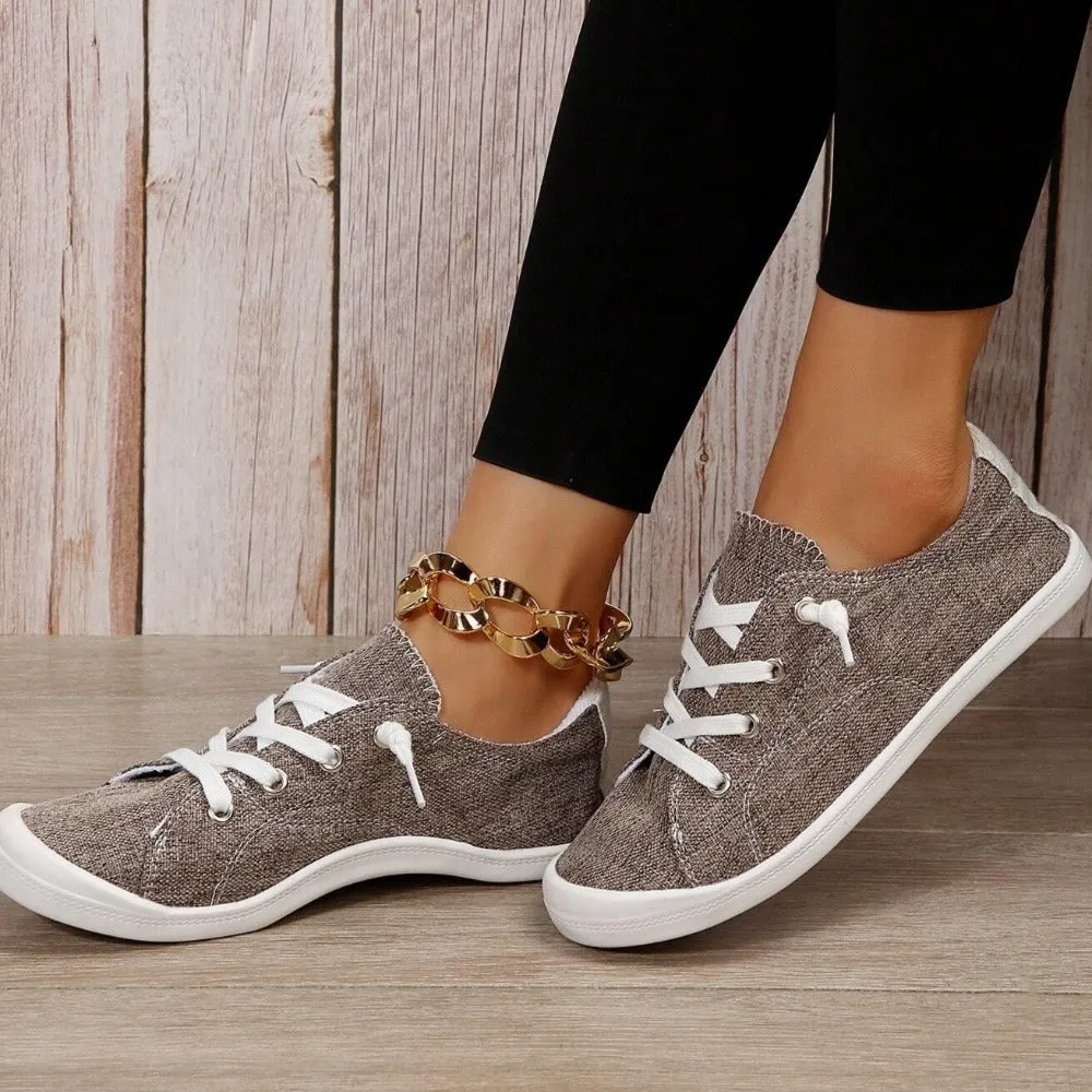 Lace Up Sporty Sneakers