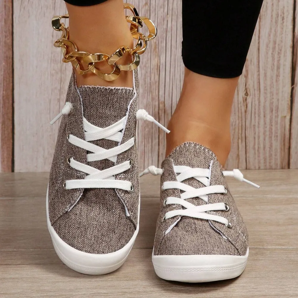 Lace Up Sporty Sneakers