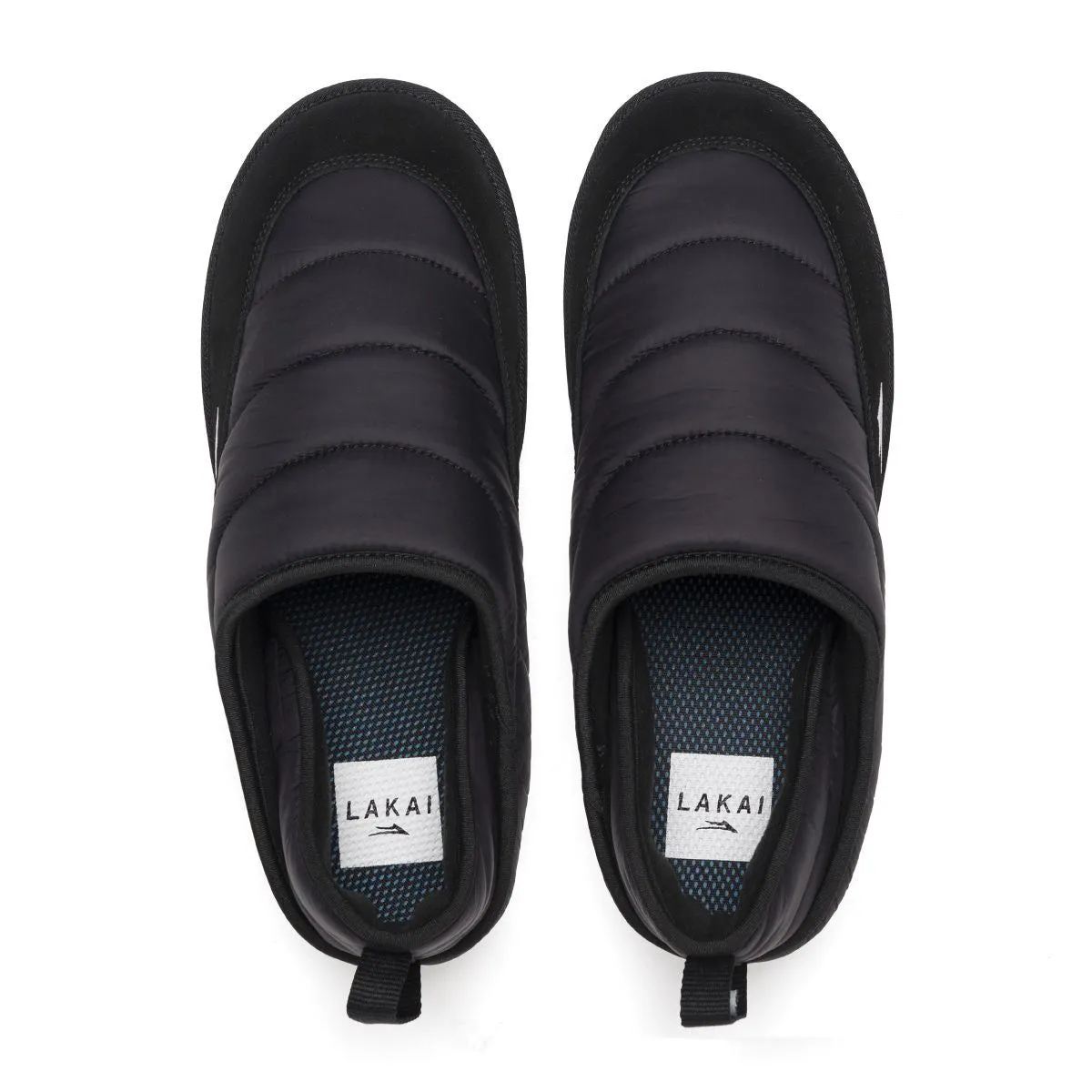 Lakai Owen Slippers Polyester Shoes - Black/White