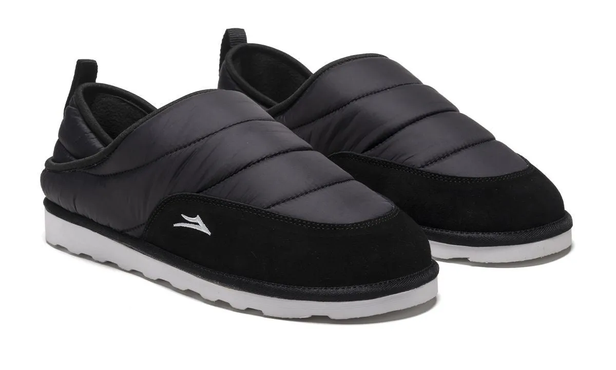 Lakai Owen Slippers Polyester Shoes - Black/White