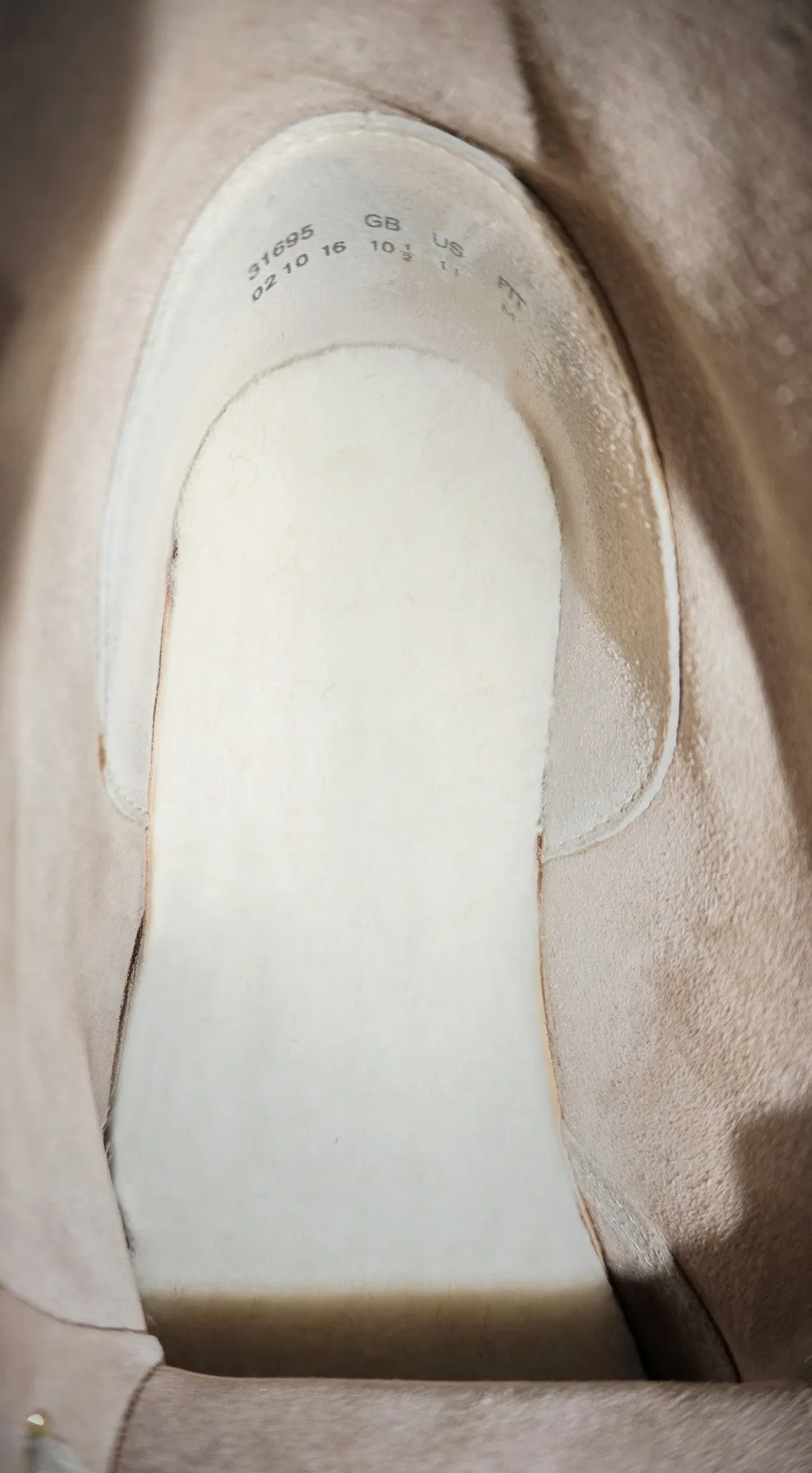 Lambswool Thin Insoles with Breathable Anti-Slip Latex Bottom
