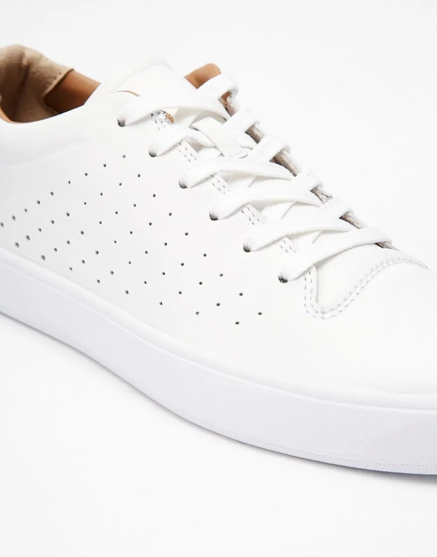 Leather White Trainers