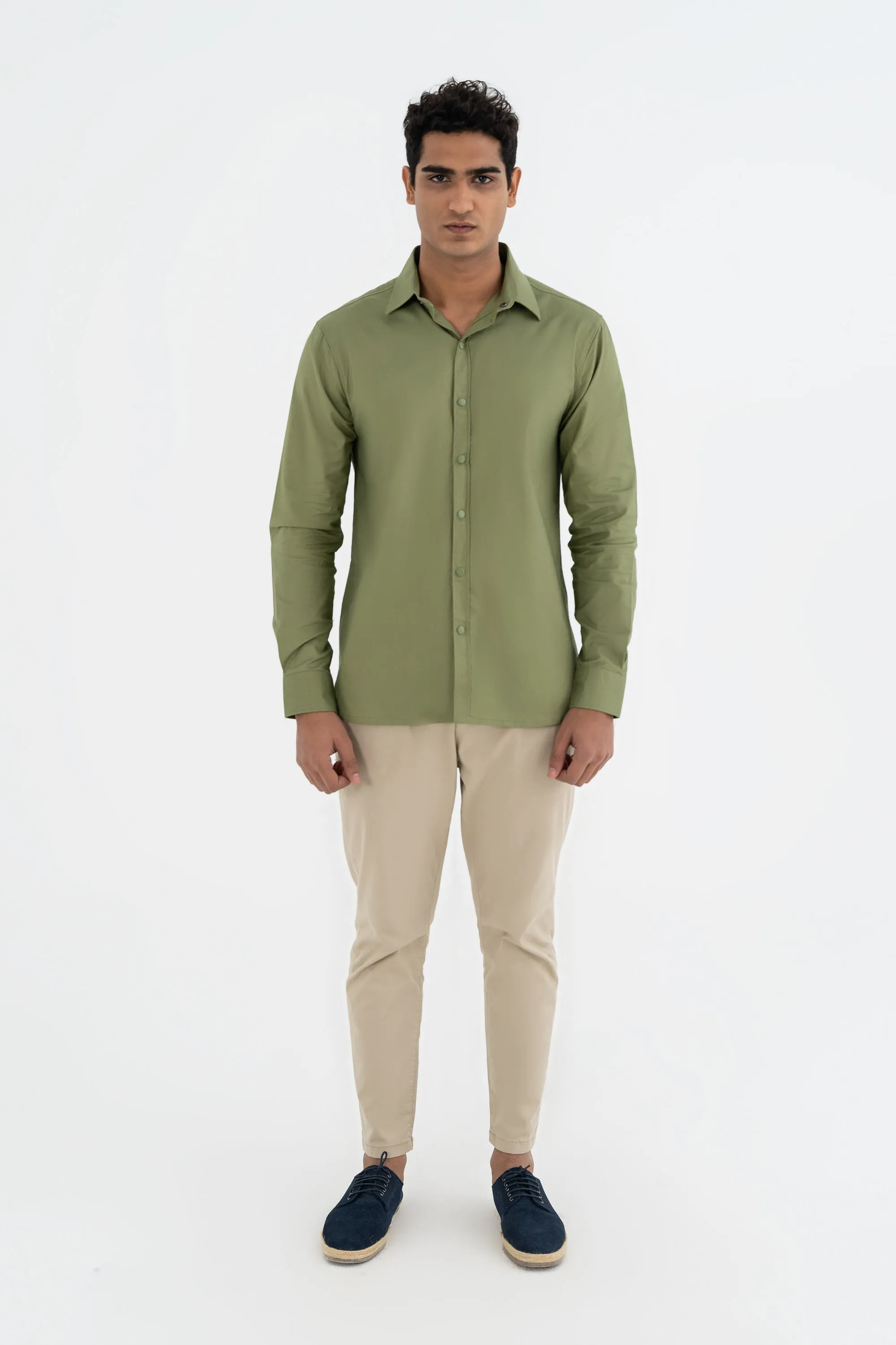 Light Green Casual Shirt