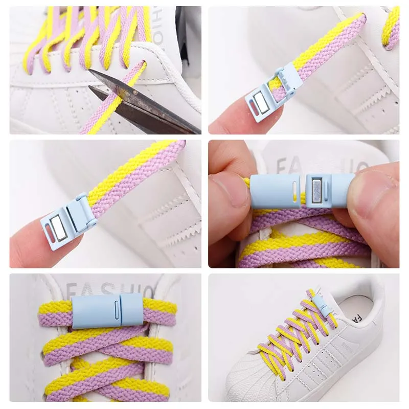 Magnetic Lazy Metal Shoelace Buckle
