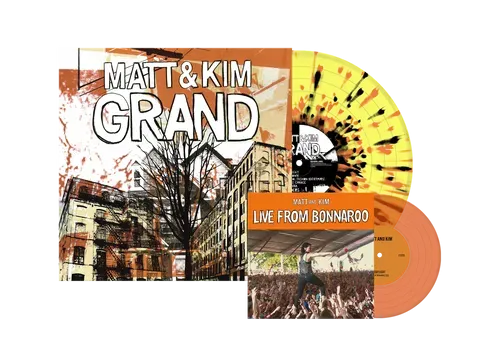 Matt & Kim (Ltd. Ed. Yellow w/ Orange & Black Splatter, 7" Vinyl included)