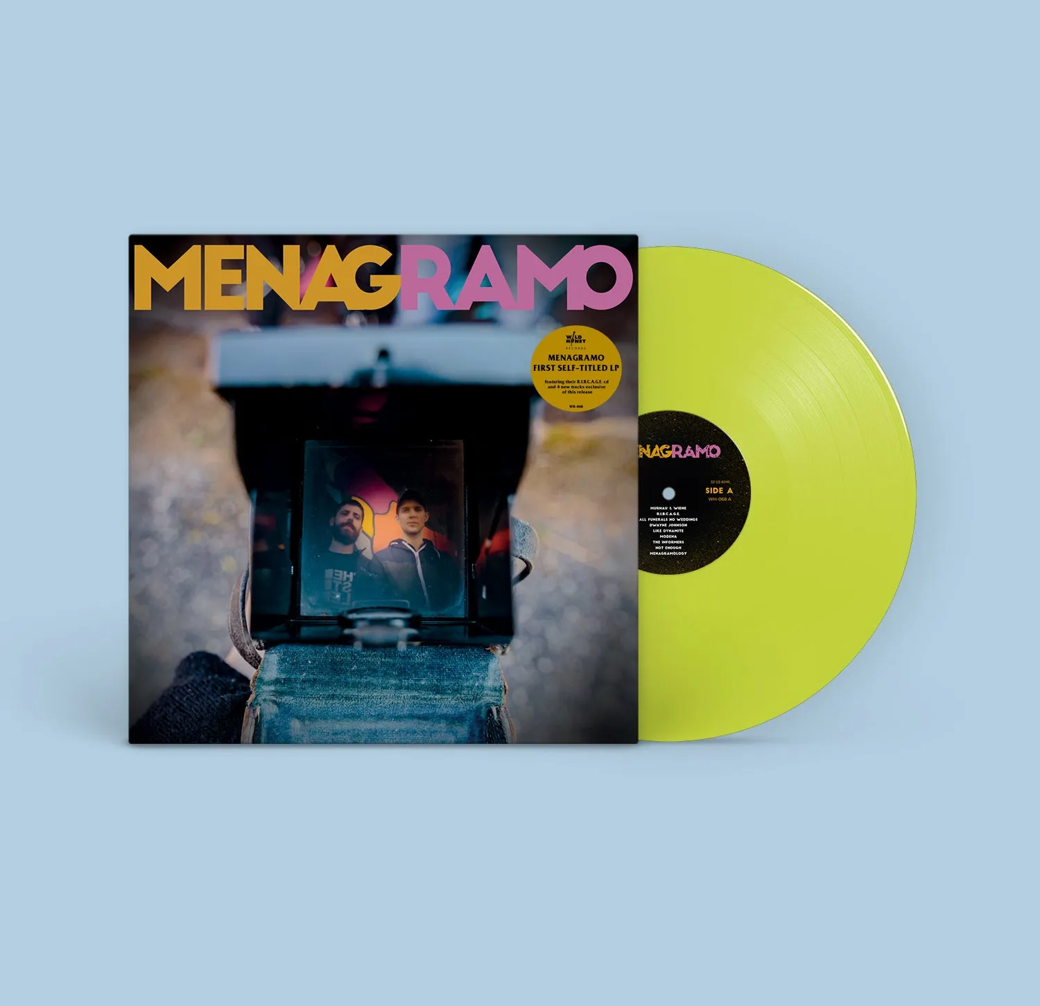 Menagramo ‎– S/T [IMPORT Limited Edition YELLOW VINYL: Green Noise Exclusive; MARKED DOWN HALF PRICE] – New LP