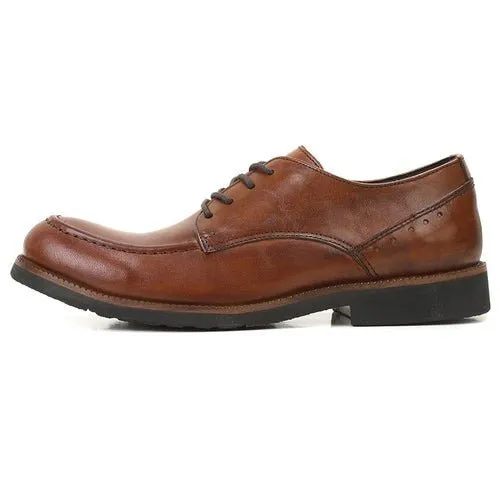 Men's breathable leather business casual shoes