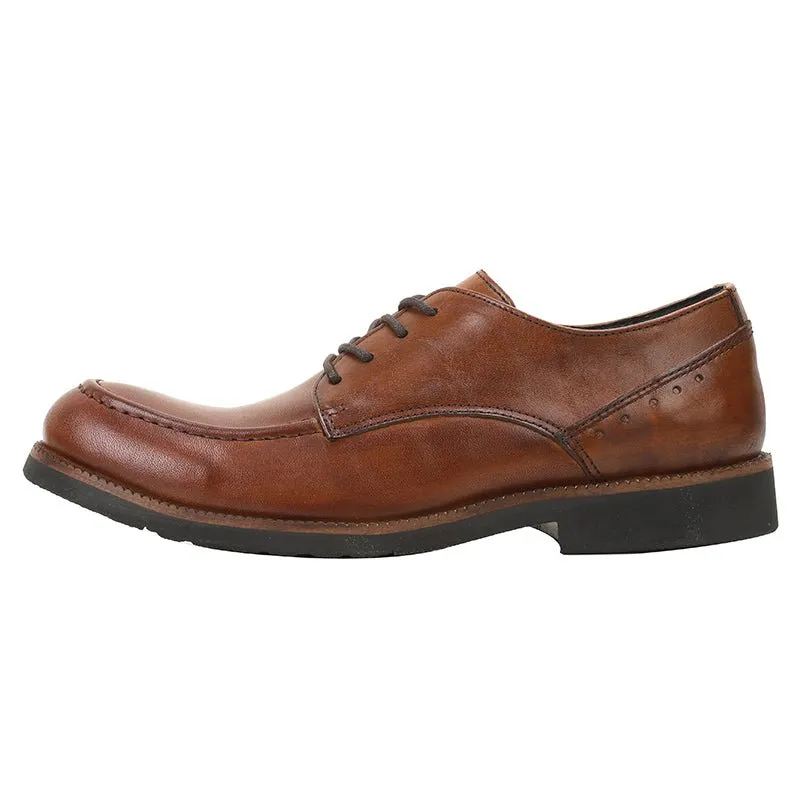 Men's breathable leather business casual shoes
