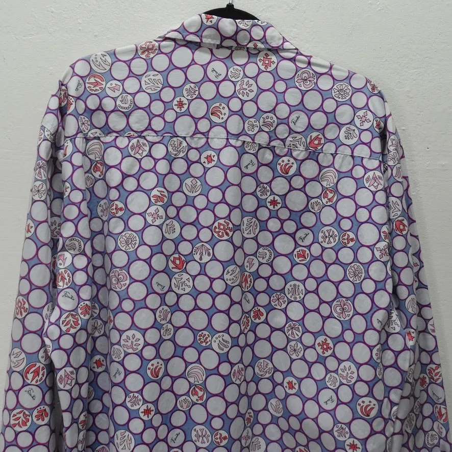 Mens Emilio Pucci Printed Button Down Shirt