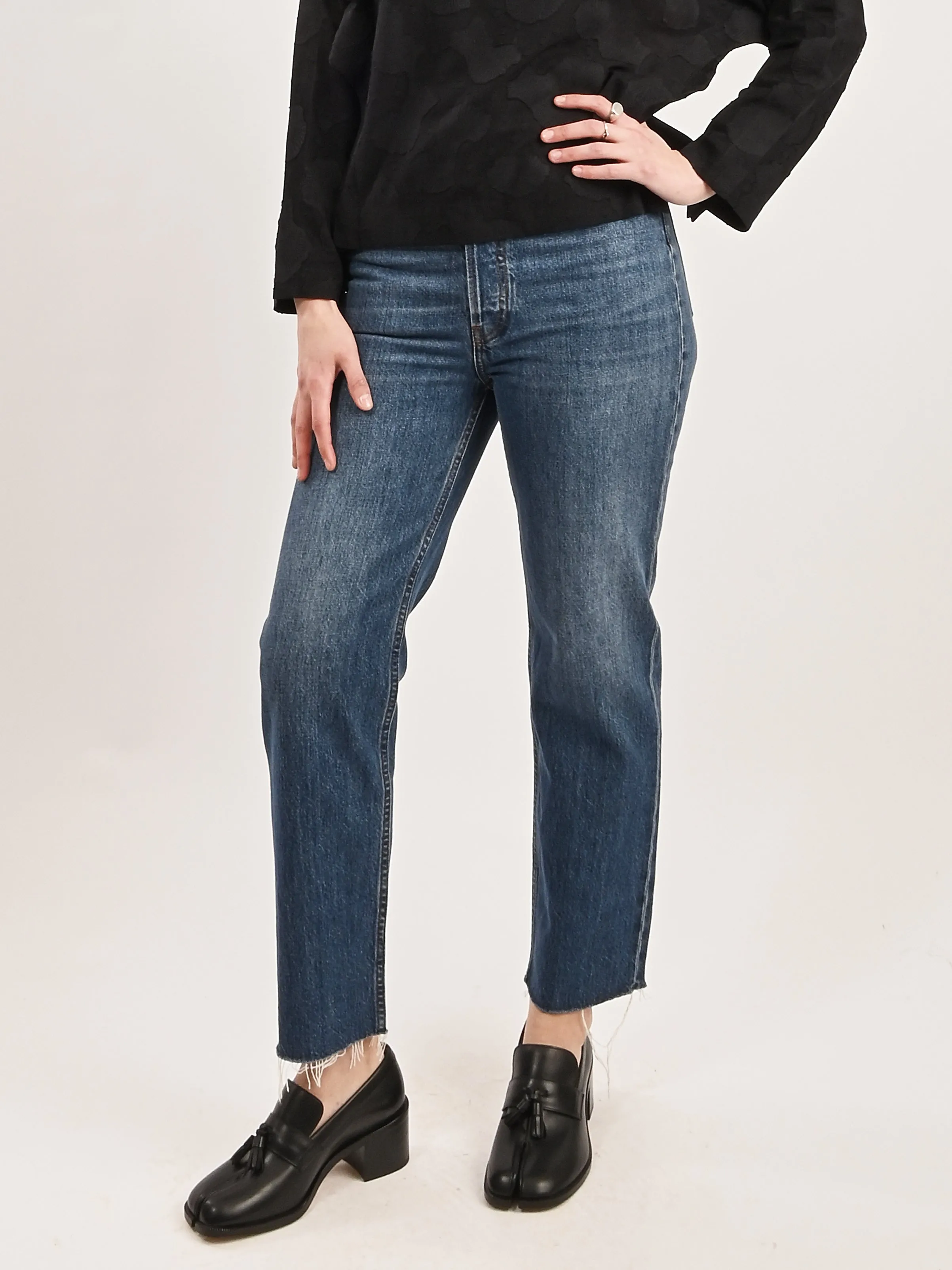 Mid Blue Classic Cut Denim