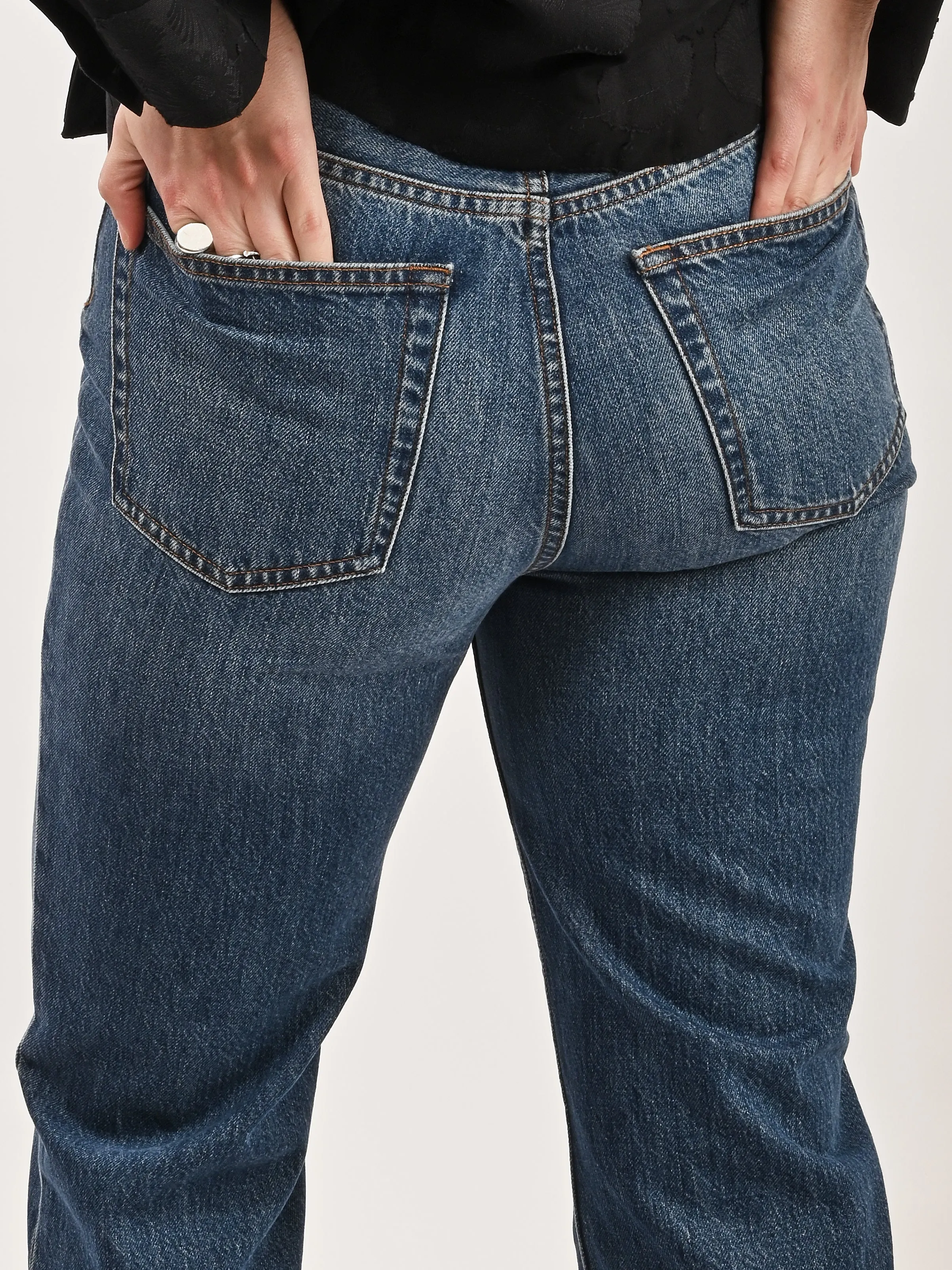 Mid Blue Classic Cut Denim