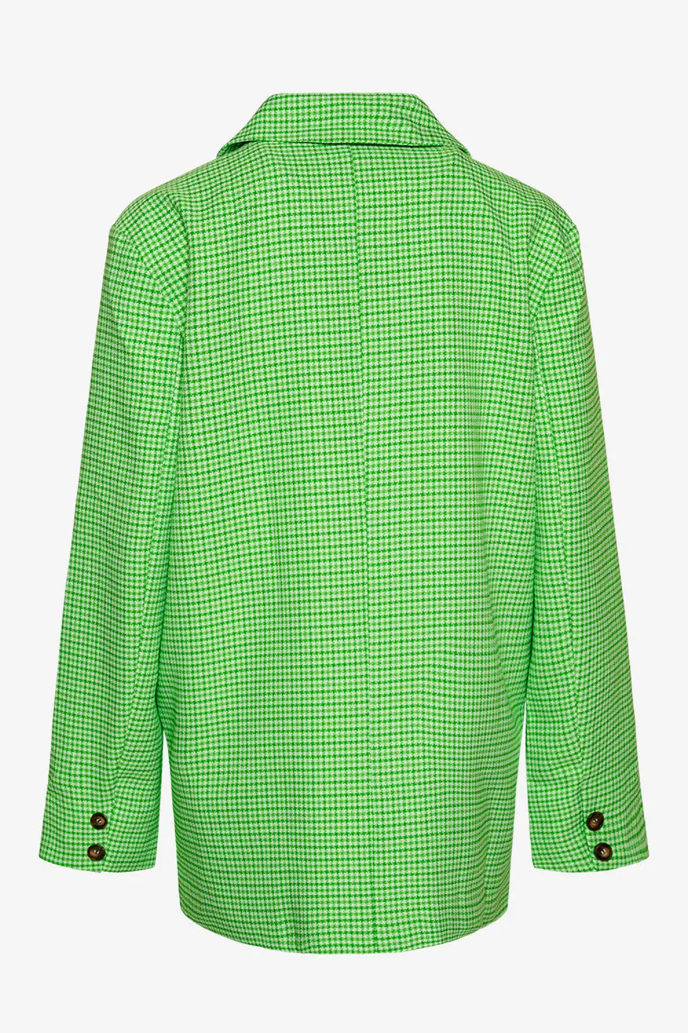 Mille Oversize Blazer - Lime Green Check