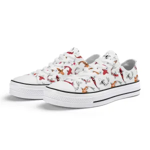 Mini Koi Low Top Canvas Shoes