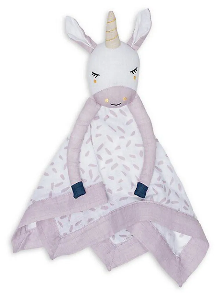 MODERN LOVIE SECURITY Blanket - LICORNE UNICORN - Doudou - cotton muslin