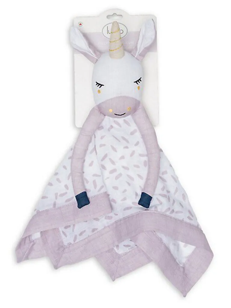 MODERN LOVIE SECURITY Blanket - LICORNE UNICORN - Doudou - cotton muslin