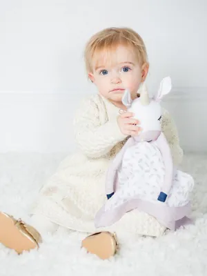 MODERN LOVIE SECURITY Blanket - LICORNE UNICORN - Doudou - cotton muslin