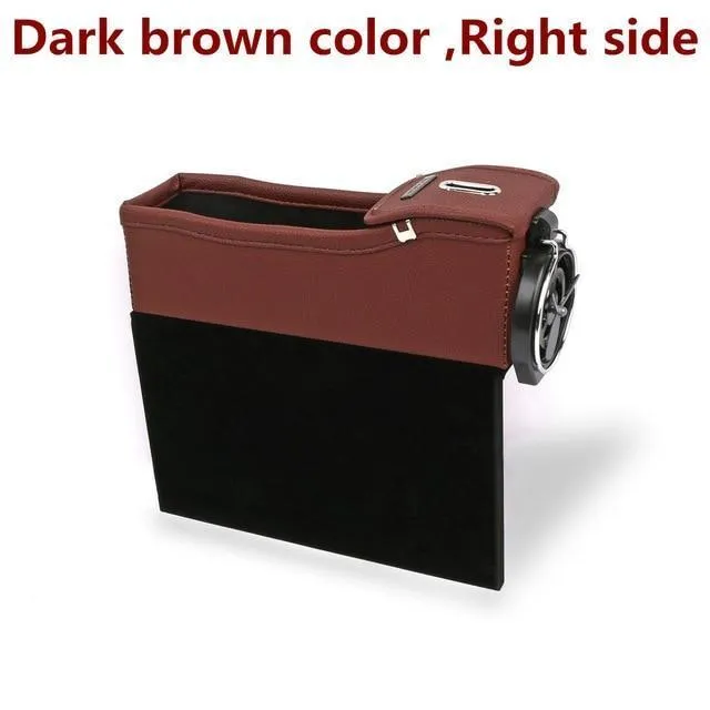 Multifunctional Car Seat Crevice Storage Organizer with Cup Holder