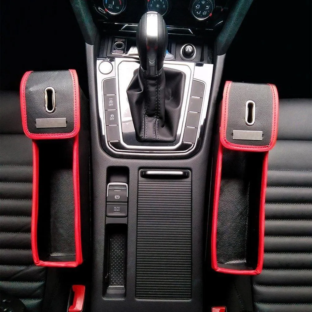 Multifunctional Car Seat Crevice Storage Organizer with Cup Holder