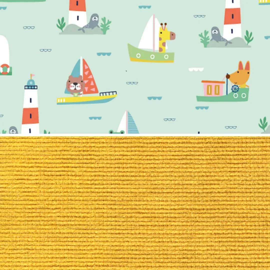 Mustard Corduroy Dungarees (Pre-order)