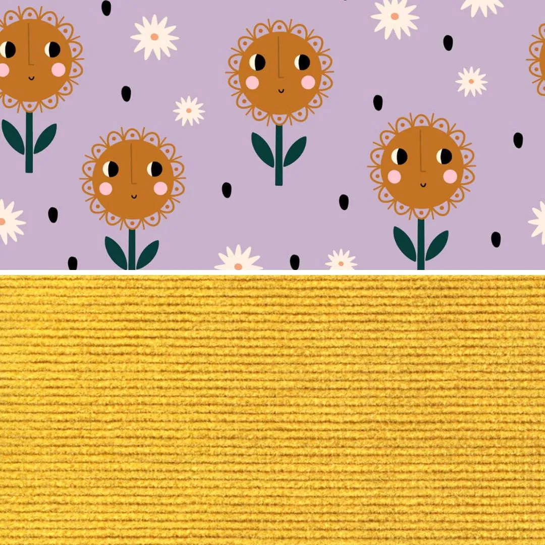 Mustard Corduroy Dungarees (Pre-order)