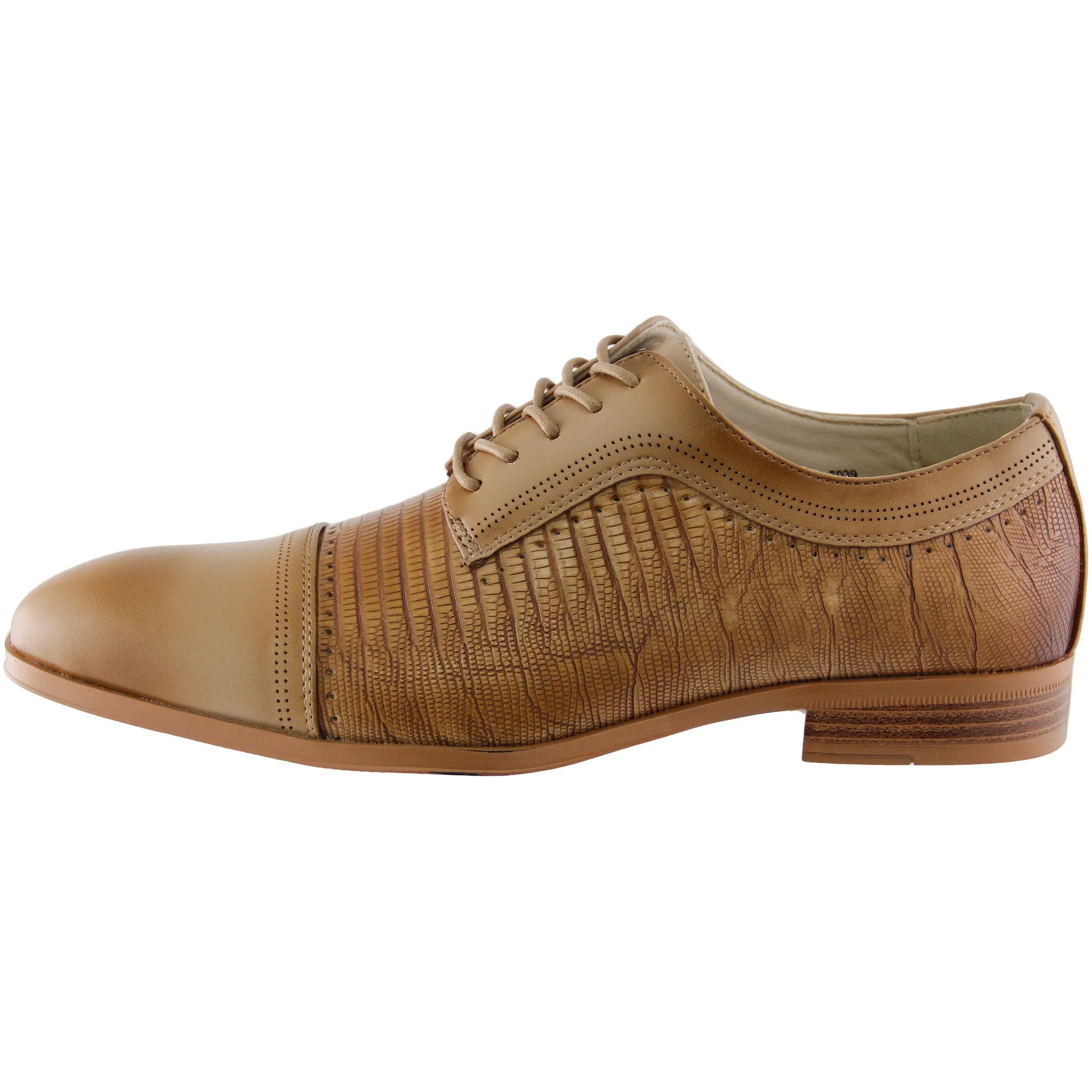 Natural w/Lizard Embossed Print