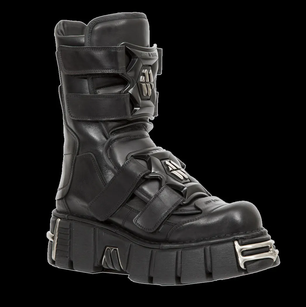 New Rock - Lynel Platform Leather Boot M-422-S1