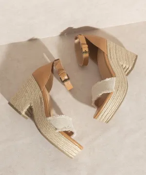 OASIS SOCIETY RILEY - ESPADRILLE WEDGE SANDALS