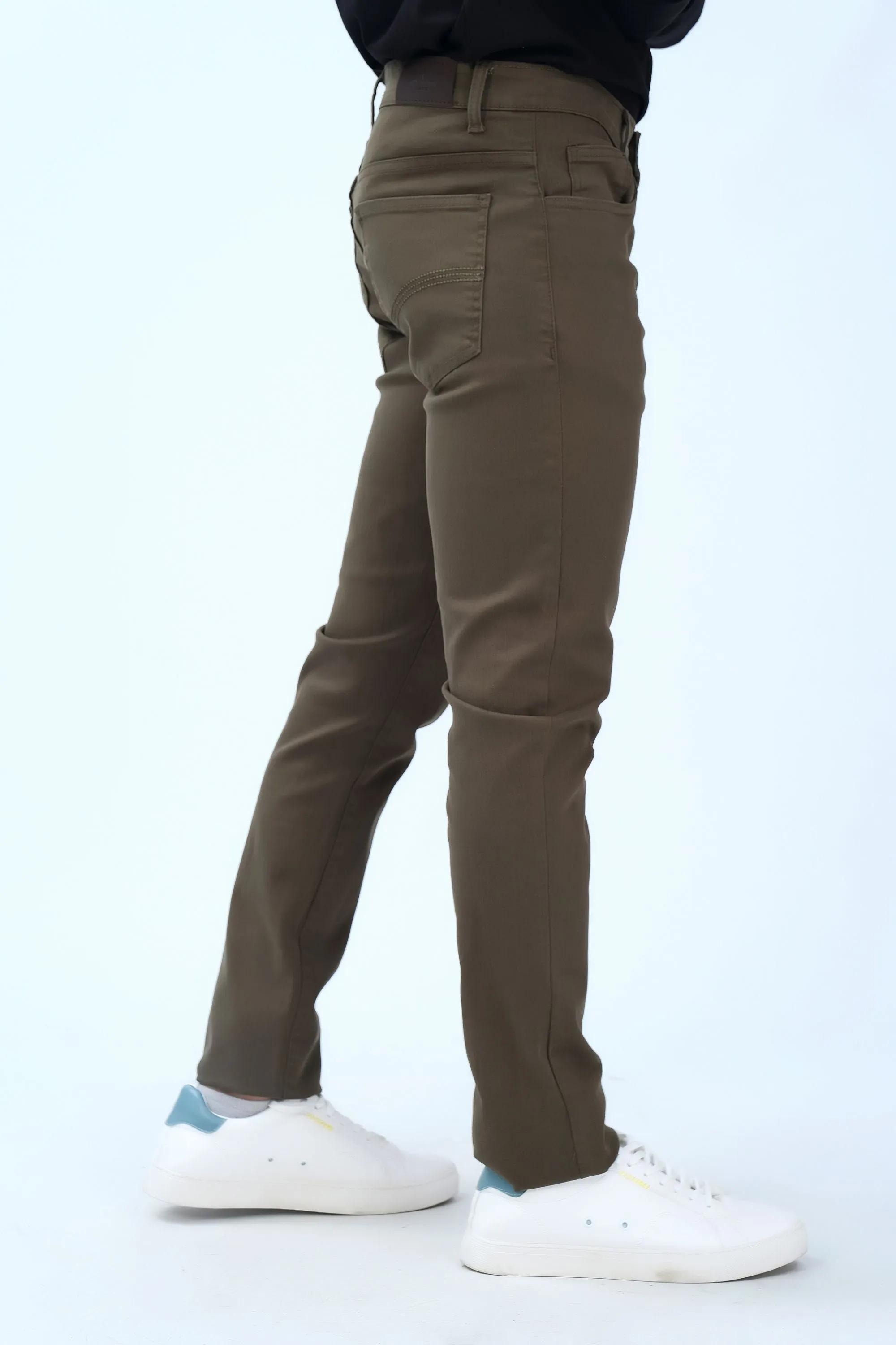 Olive Smart Fit Fashion Pants