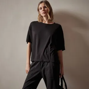 Oversized Boxy Tee - Black