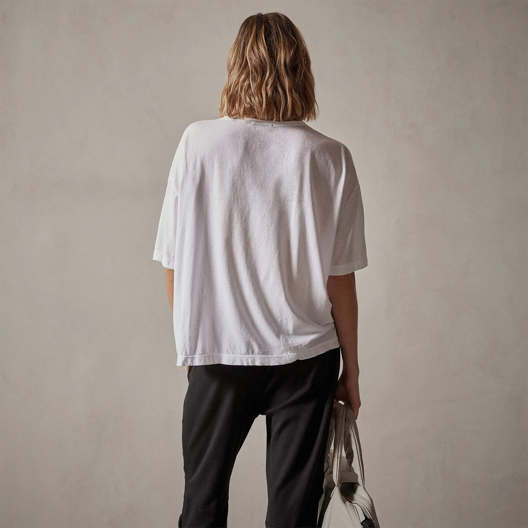 Oversized Boxy Tee - White