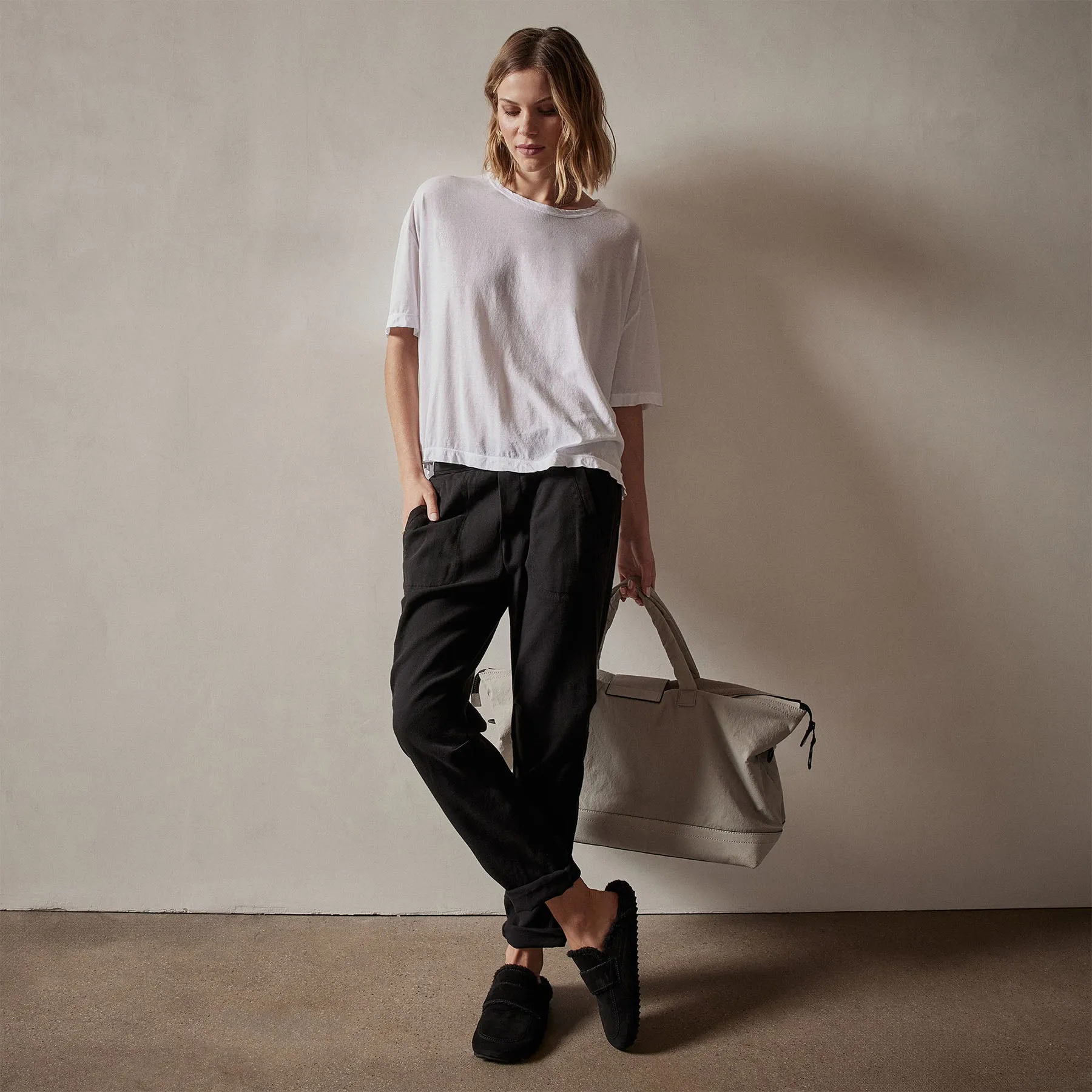 Oversized Boxy Tee - White