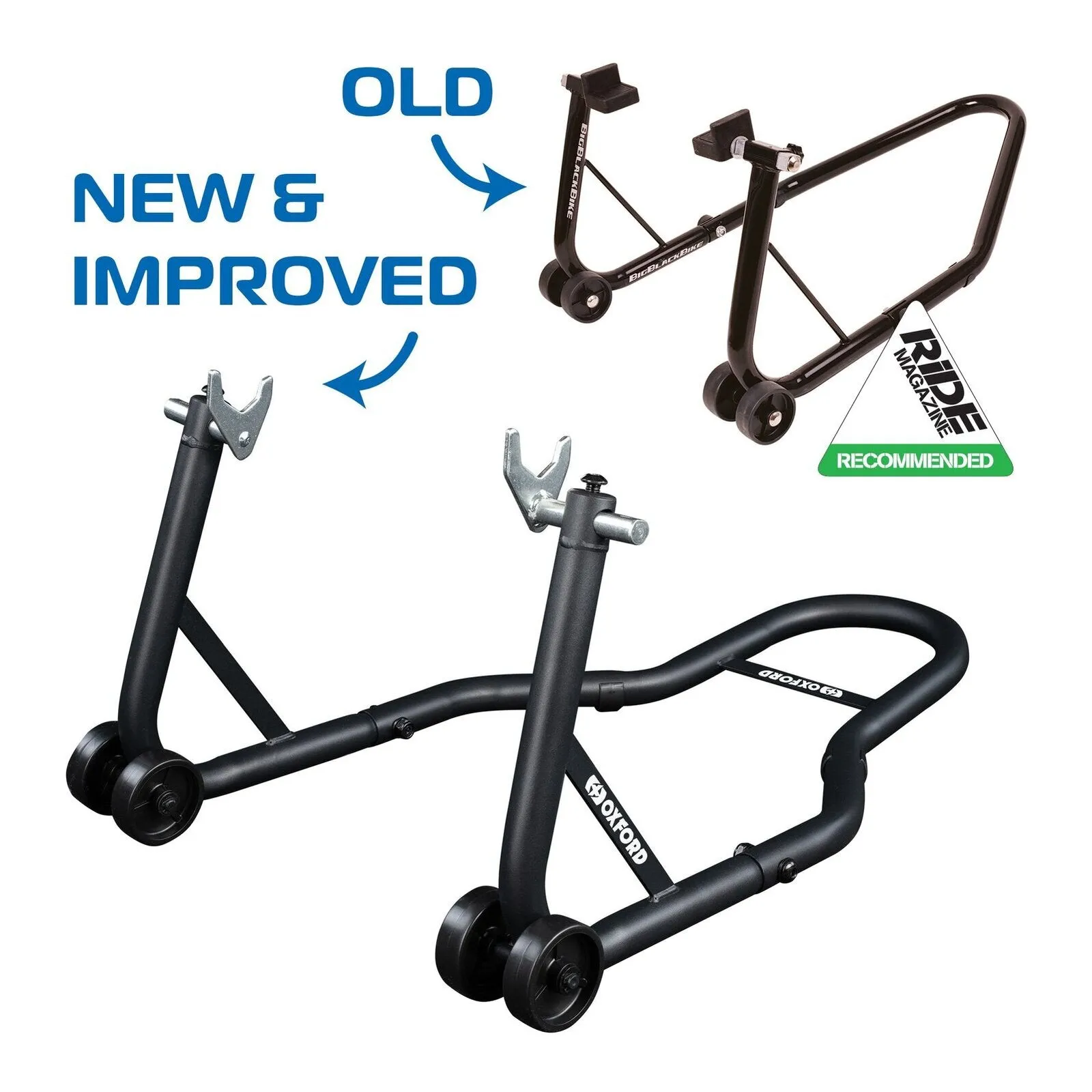 Oxford Big Black Bike Rear Paddock Stand