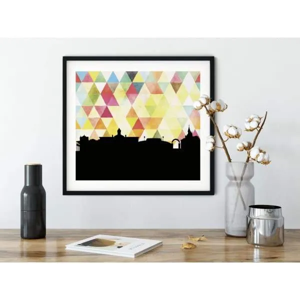 Oxford, Mississippi geometric skyline