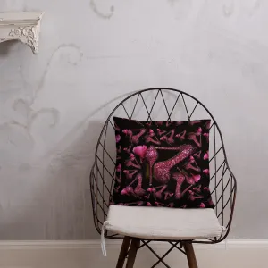 Pillow 'Pink crystals shoes'