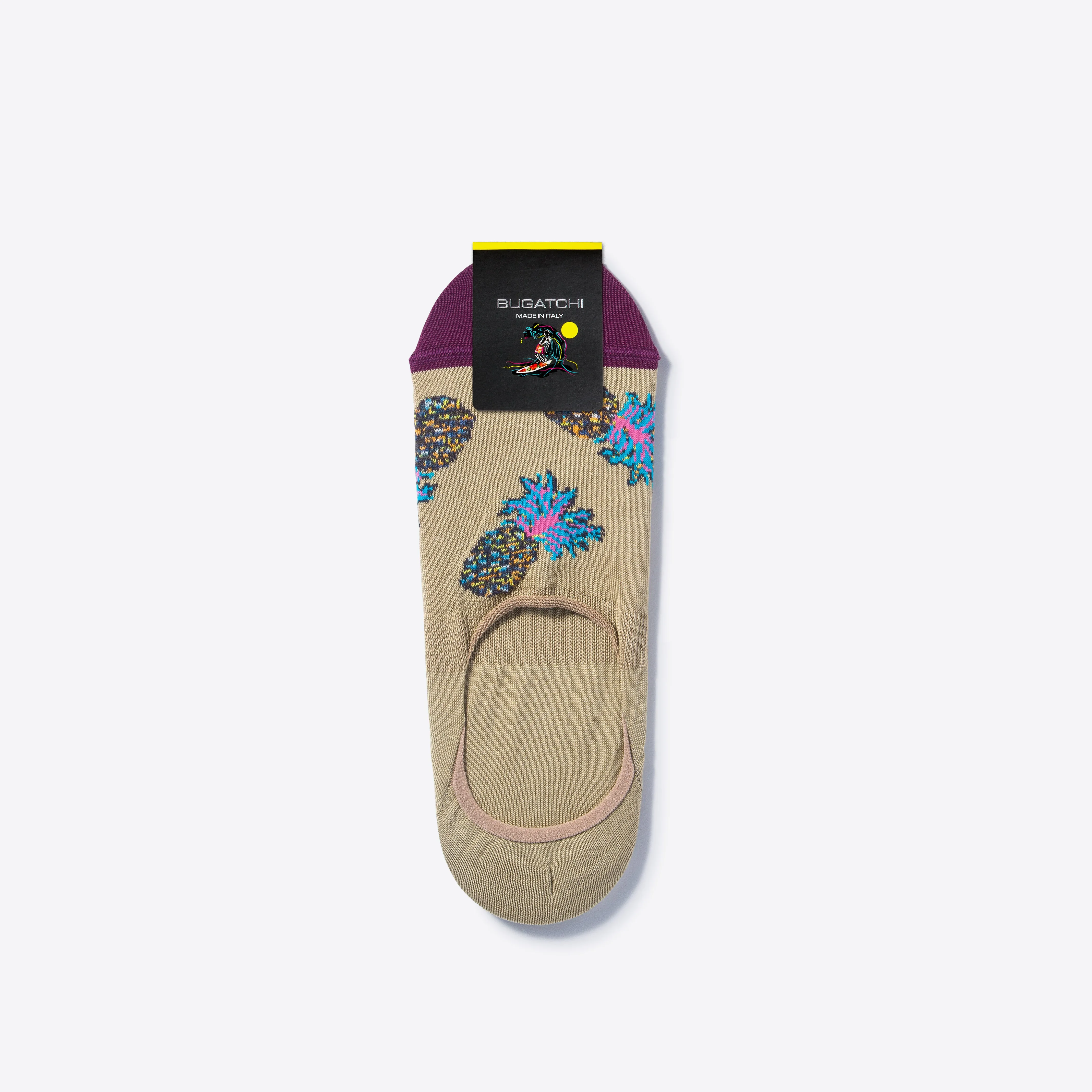 Pineapples No-Show Loafer Liner Socks