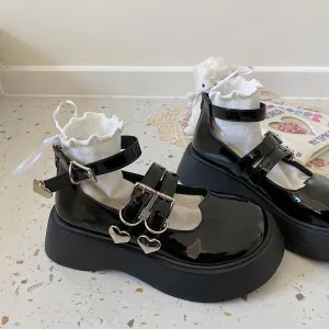 Punk platform shoes  KF82175